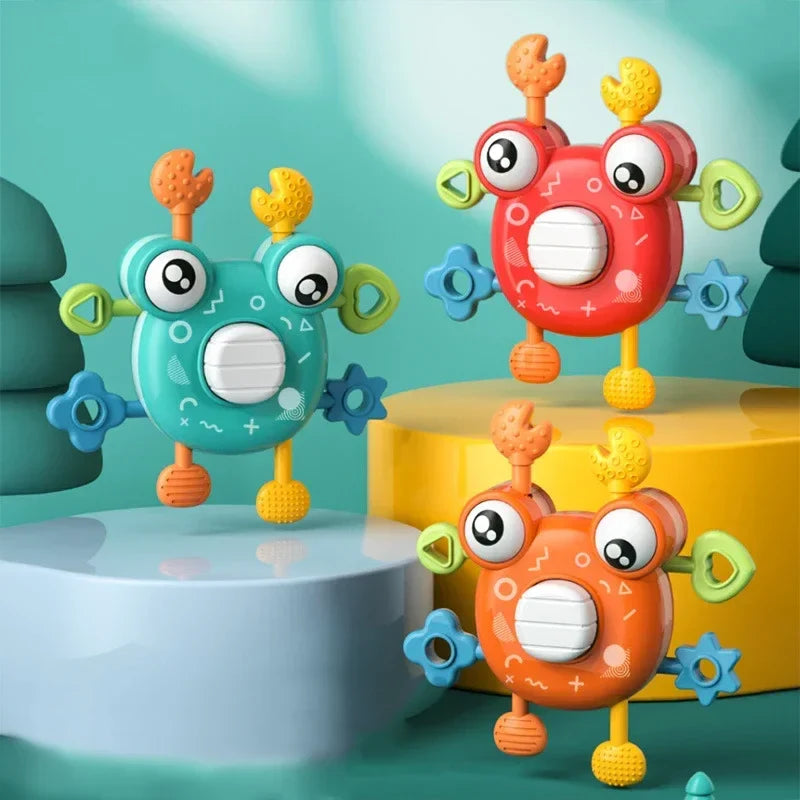 Crab Pull Toy™ – Sjovt at gribe og trække – Krabbe som sensorisk bidering