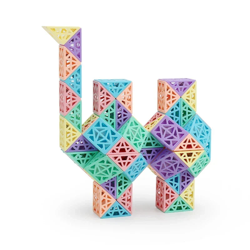 Snake Cube Set™ - Byg, drej og udforsk - Byggeklodssæt