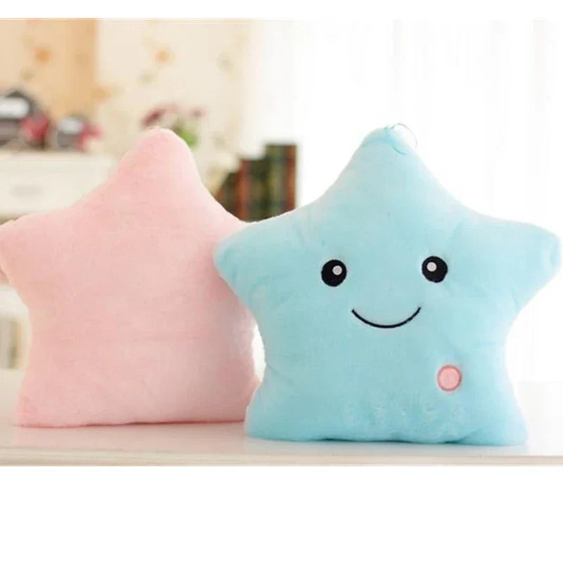 Glow Star Pillow™ – Stjernesjov i sengen - lysende nusseklud