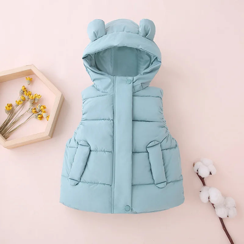 Mini Fashion™ - Varm & Trendy - Vest med Hætte