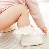 Mini Fashion™ - Sød og sikker - babysko med sokker