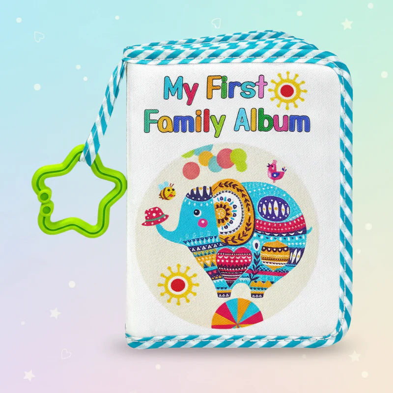 Baby Photo Album – Zart & Erinnerung – Fotobuch aus Stoff
