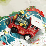 DIY Xmas Train Track™ - Byg dit eget juleland - juletog-puslespil