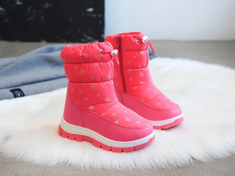 Mini Fashion™ - Varme og Vandtætte - Snestøvler til Piger