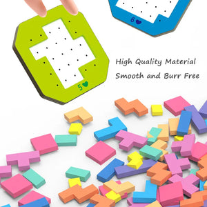 Logic Blocks™ – Farbe & Kreativität – Geometrisches Rätsel