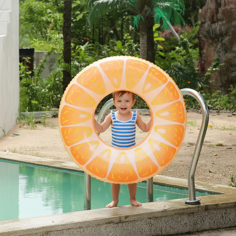 SunSplash – Tropisch & gemütlich – Schwimmring mit tropischen Früchten