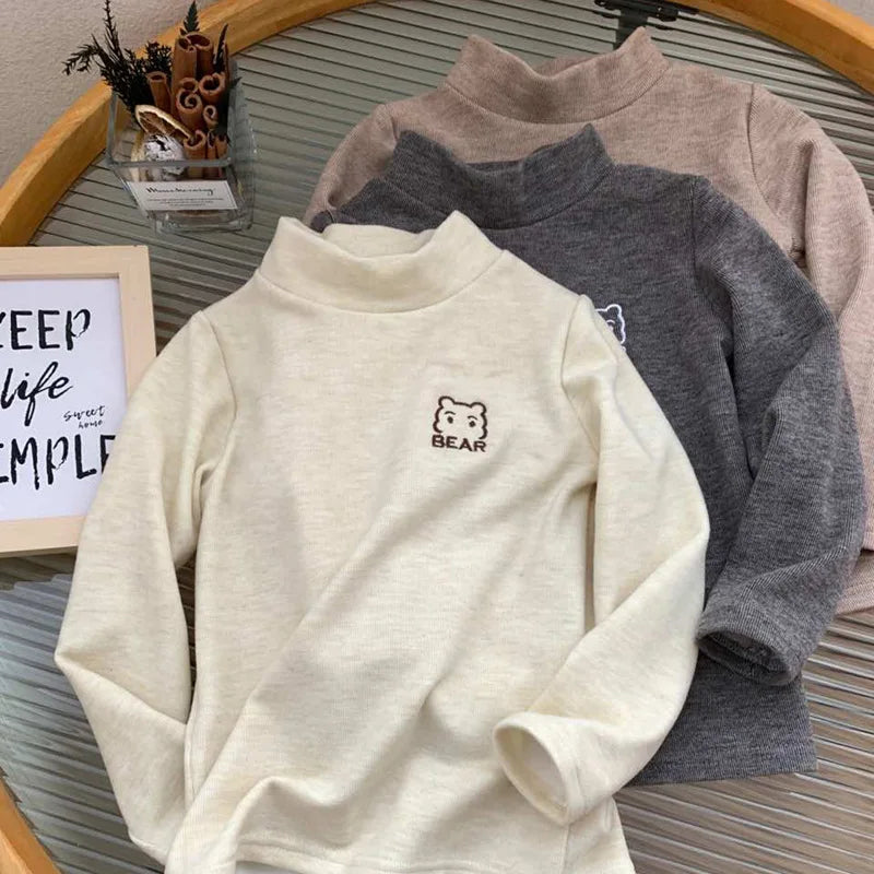 Mini fashion™ - Bjørn - Fleecetrøje