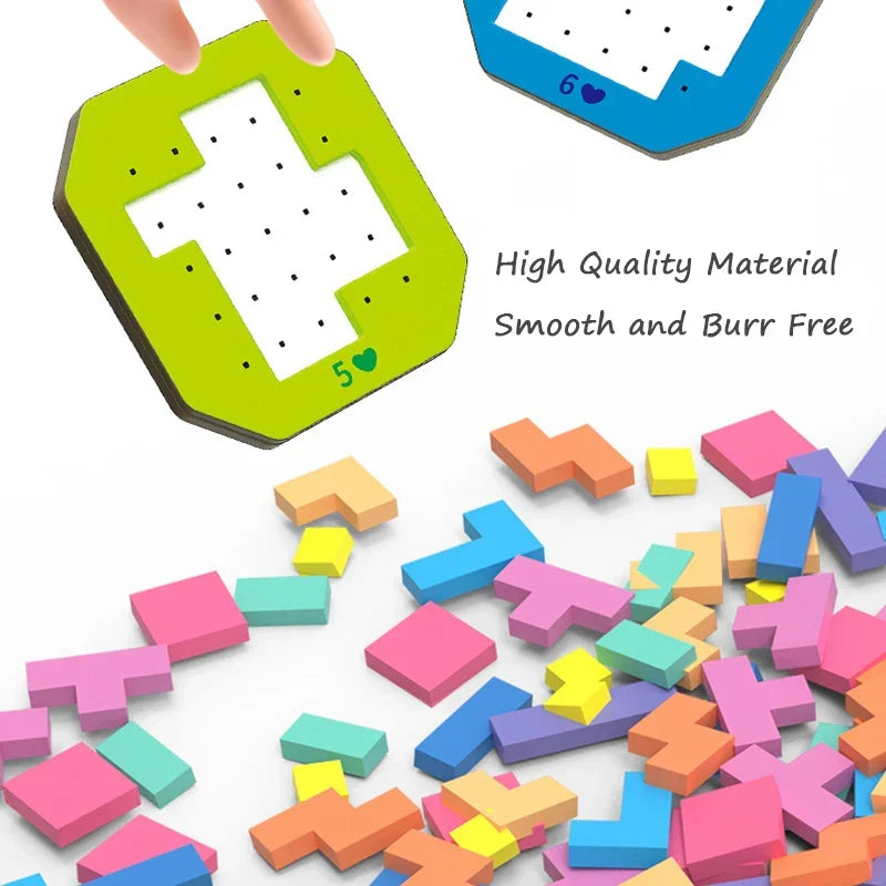 Colorful Tangram Puzzle™ - Kreativitet og læring - Tangram-puslespil