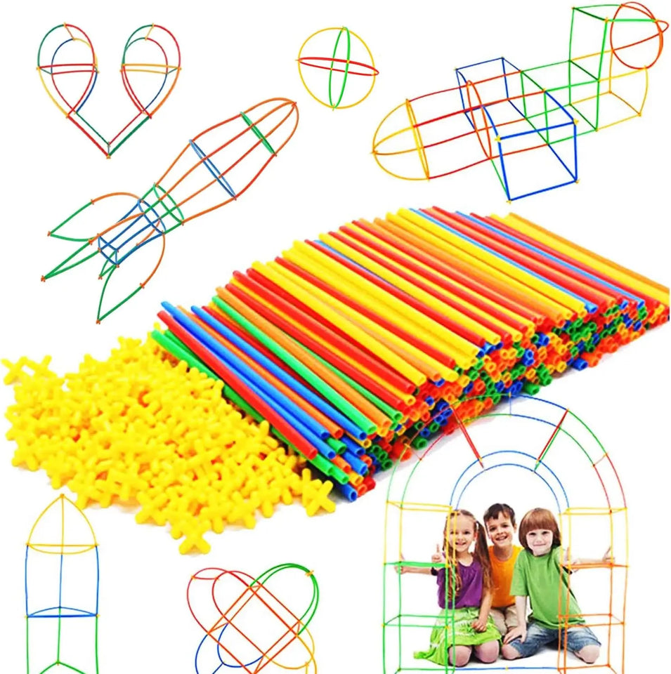 BuildPlay – Fantasie & Geschicklichkeit – Konstruktionsrohre mit Verbindungsstücken
