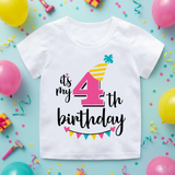 Birthday Graphic Tee – Niedlich & Luftig – Kinder-T-Shirt zum Geburtstag