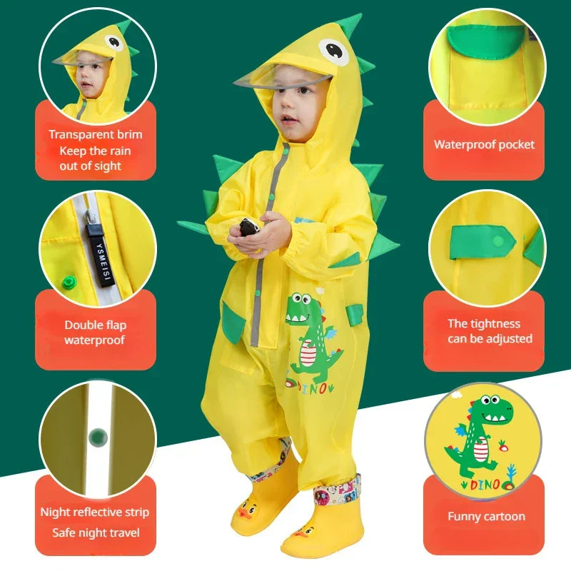 Mini Fashion™ - Regntøj - Regndragt til børn