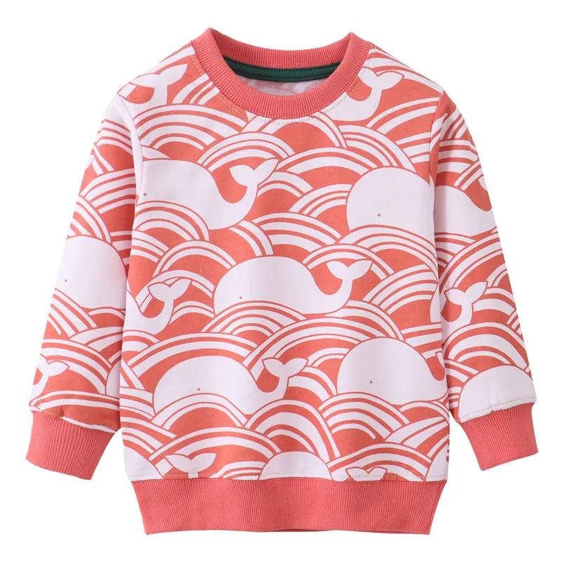 Mini Fashion™ - Hval-sweatshirt