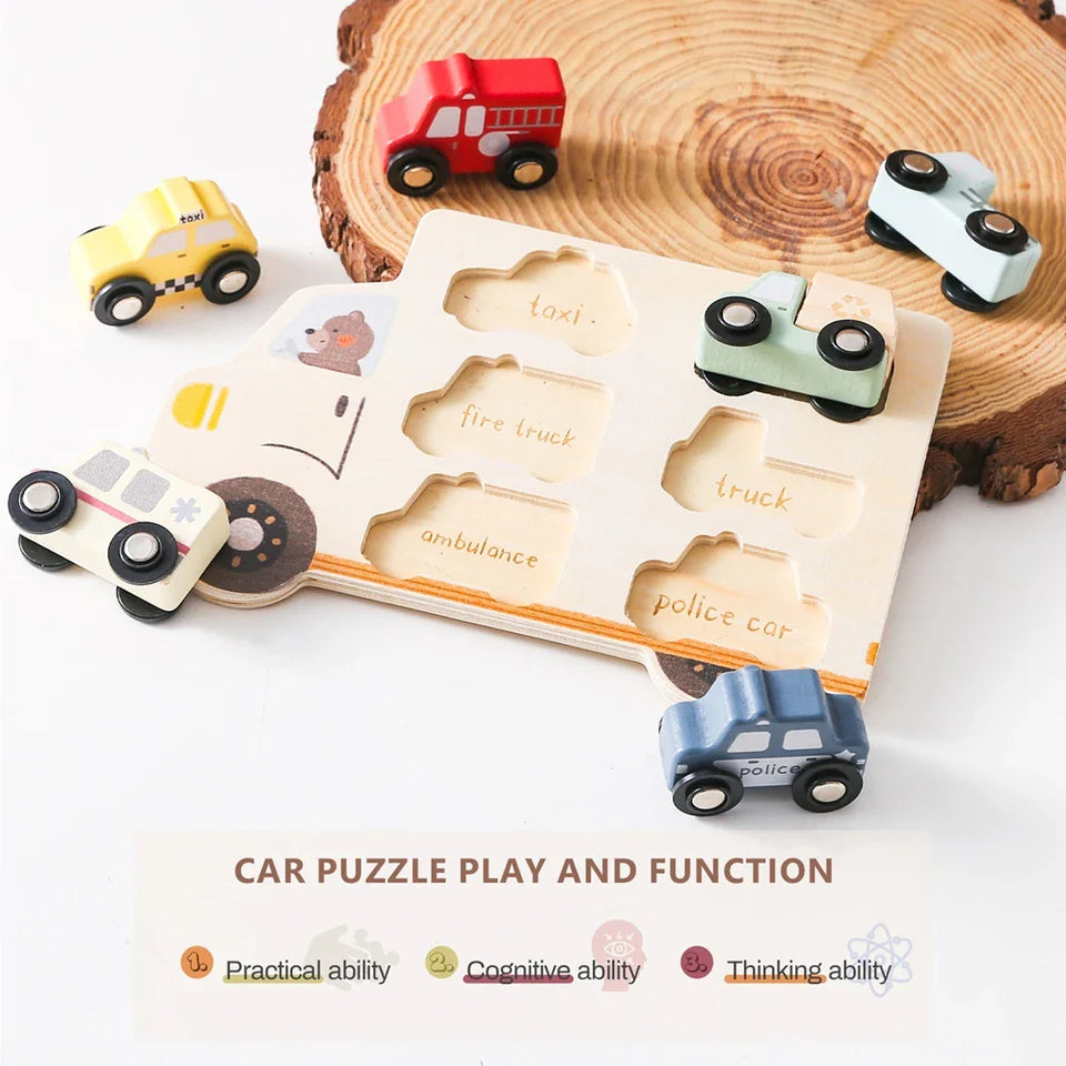 Woods™ – Rätsel-Abenteuer - Auto-Puzzle aus Holz