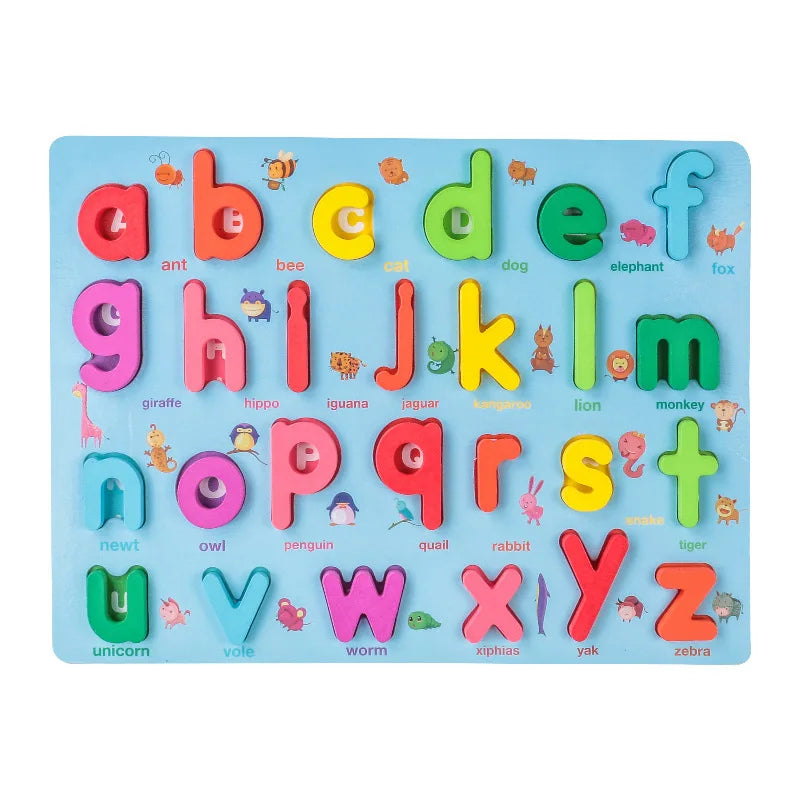 SmartBoard – Farverigt og lærerigt – Montessori tal- og bogstavpuzzle