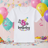 Birthday Graphic Tee – Sødt & let – Børnet-shirt til fødselsdag