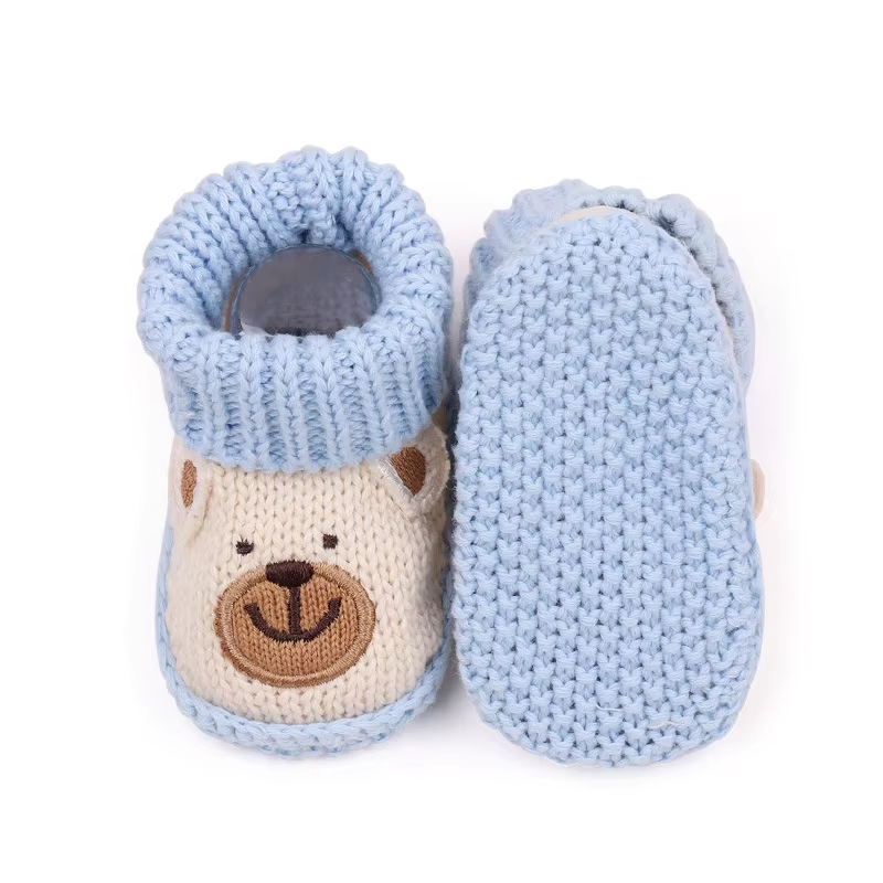 Mini Fashion – Strikket babysko (3-6 måneder)