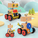 Woods™ - Byg og leg - Konstruktionsrobot i træ