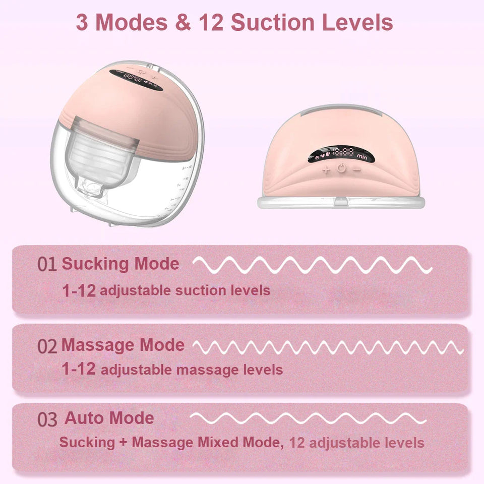 MammaEase – Leise und sicher - Freihändige Milchpumpe