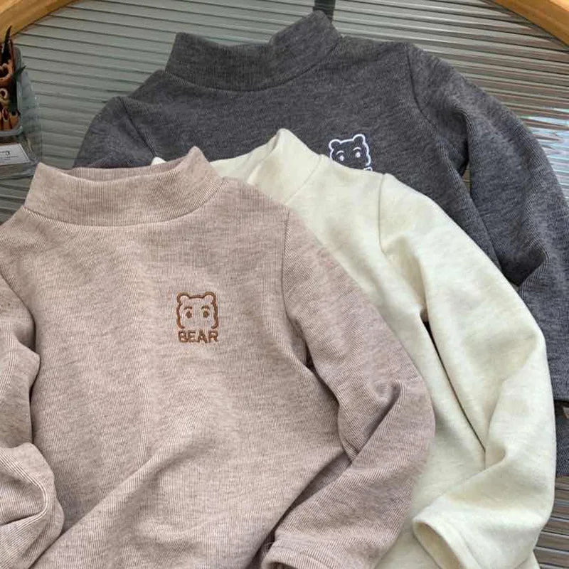 Mini fashion™ - Bjørn - Fleecetrøje