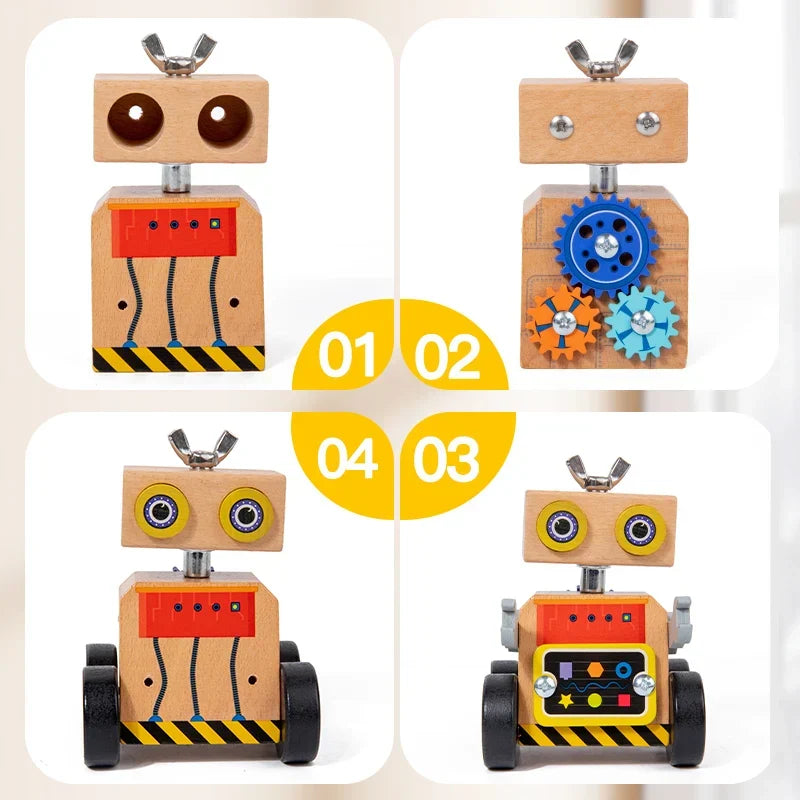 Woods™ - Byg og leg - Konstruktionsrobot i træ