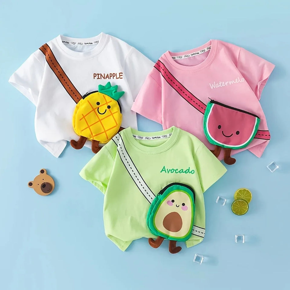 Mini Fashion™ - Frugtagtigt look - T-shirt