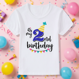 Birthday Graphic Tee – Niedlich & Luftig – Kinder-T-Shirt zum Geburtstag