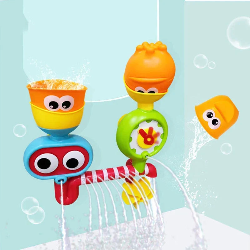 Waterwheel Fun™ – Drej og Plask vandhjul – Babylegetøj til badekar