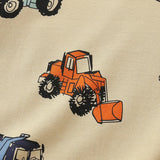 TruckTales – Blød og varm - sweater med farverige byggekøretøjer