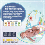 Musical Baby Play Gym – Farbenfroh & lehrreich – Baby-Gymnastikmatte