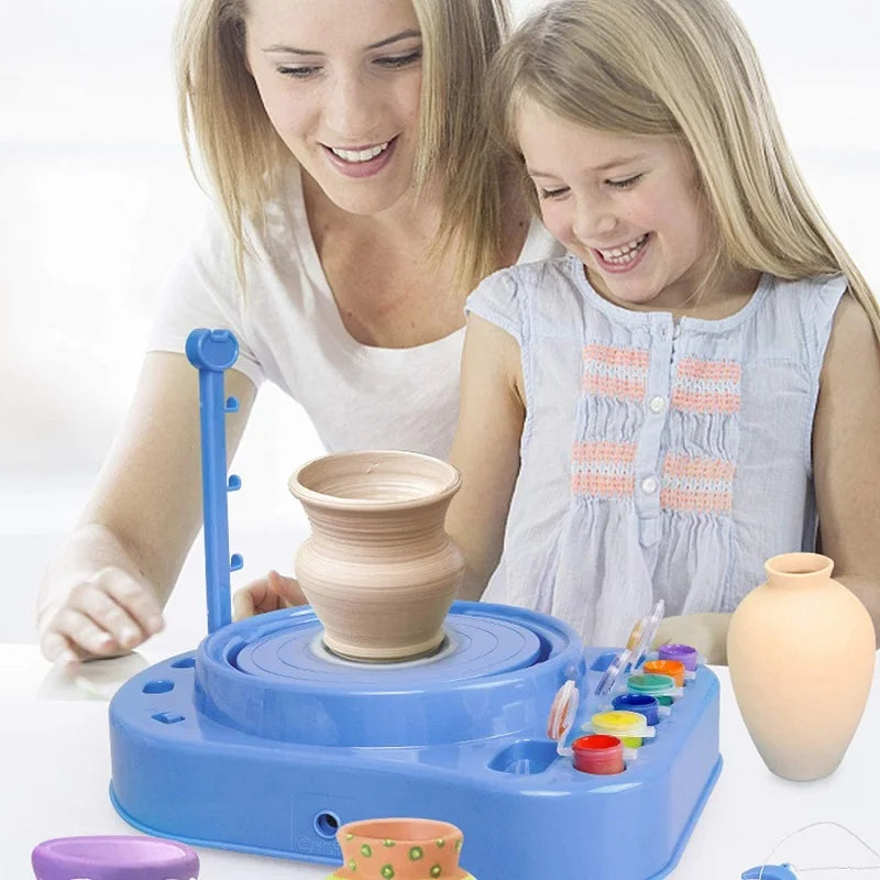 Kids Pottery Set™ - Kreationen aus Ton - Töpfer-Set für Kinder