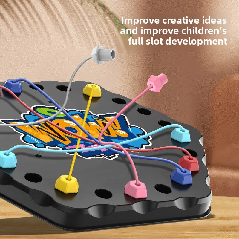Color Rope Logic Game – Denken & Interaktiv – Brettspiel