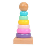 Rainbow Stacker™ – Farverig tårnleg – Stabeltårn i træ