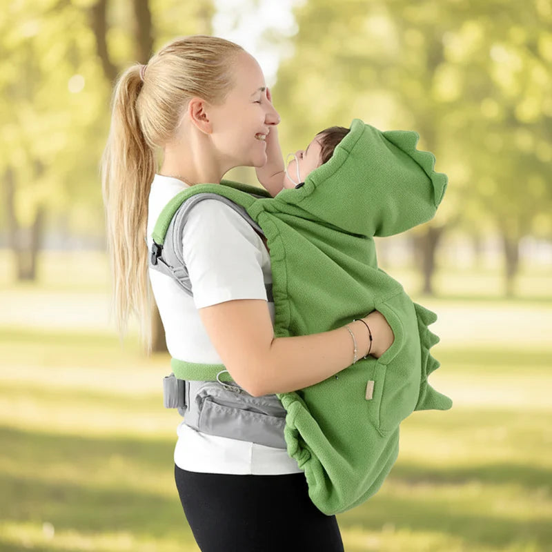 Dinosaur Baby Carrier Cover – Warm & Komfort – Dino-Babydecke