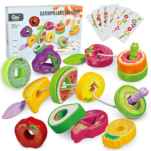 Fruit Lacing Game™ – Feinmotorik - Fruchtperlen Spielzeug