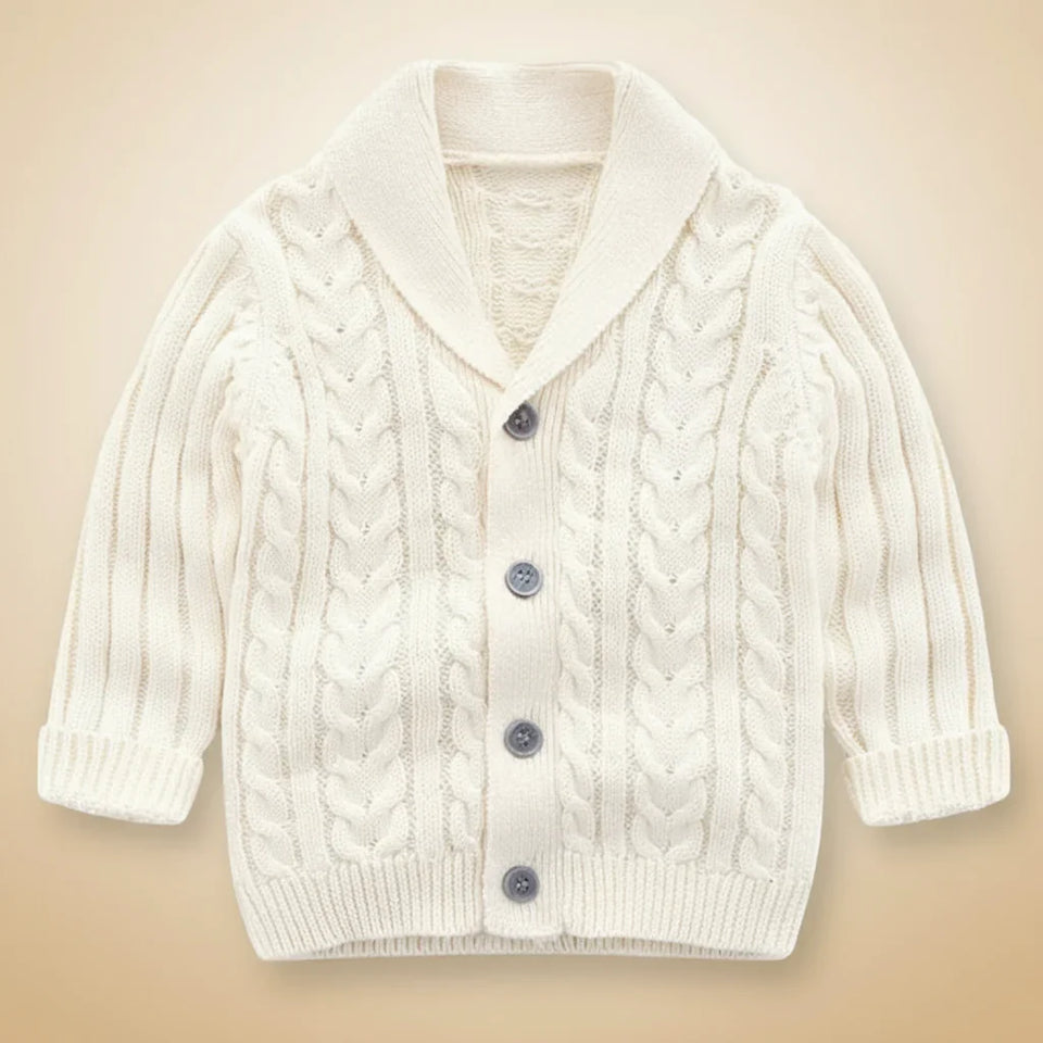 CozyCub – Komfortabel og moderigtig – strikket cardigan til børn