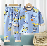 Mini Fashion™ - Tegneserie-fleece-pyjamas til børn