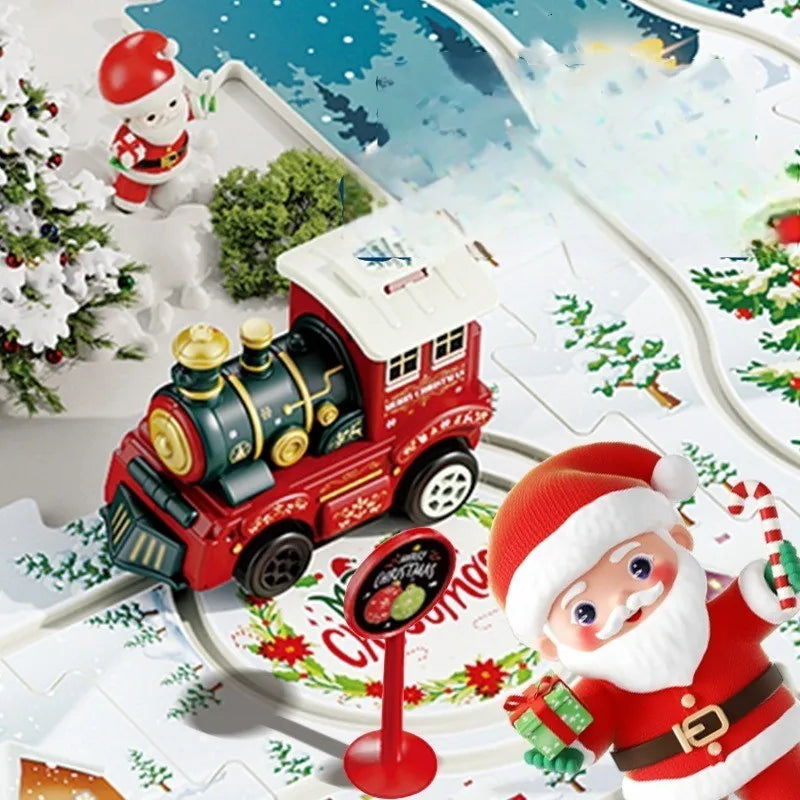 DIY Xmas Train Track™ - Bauen Sie Ihr eigenes Weihnachtswunderland - Weihnachtszug-Puzzle