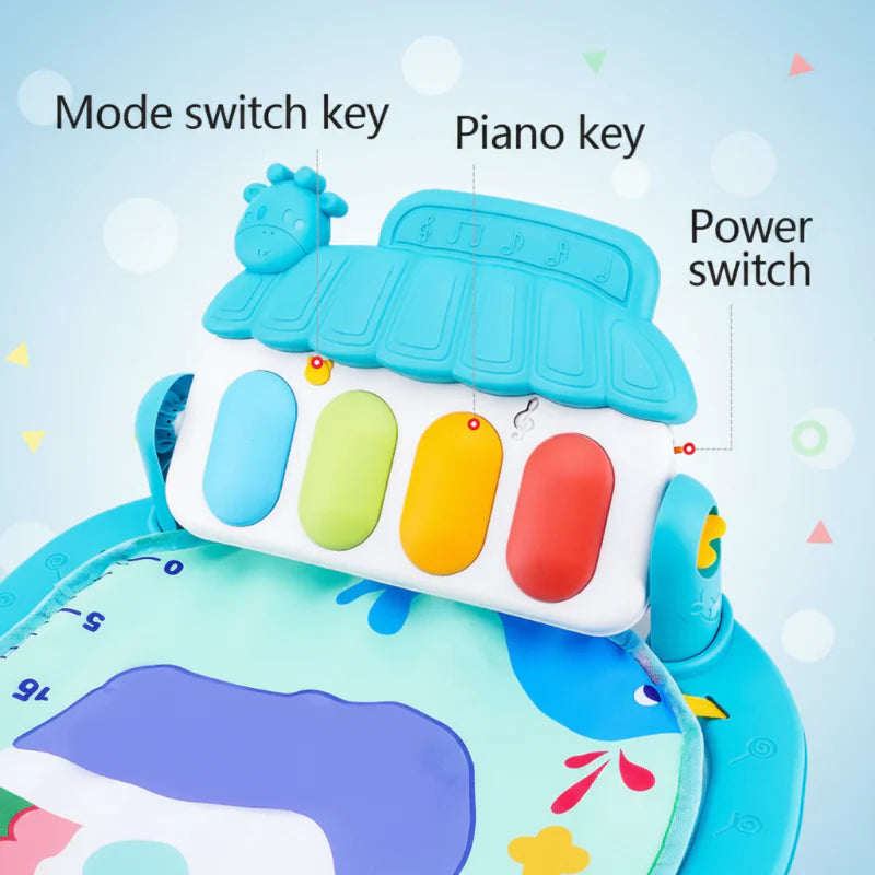 Musical Baby Play Gym – Farbenfroh & lehrreich – Baby-Gymnastikmatte