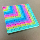 Multicolor Fidget Board™ - Forbedr dine matematiske færdigheder - Reken Fidget Board