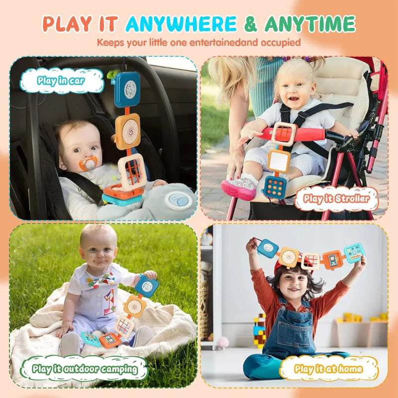 MiniAdventures – Kreativ & Pädagogisch – Baby-Reise-Beschäftigungsbrett