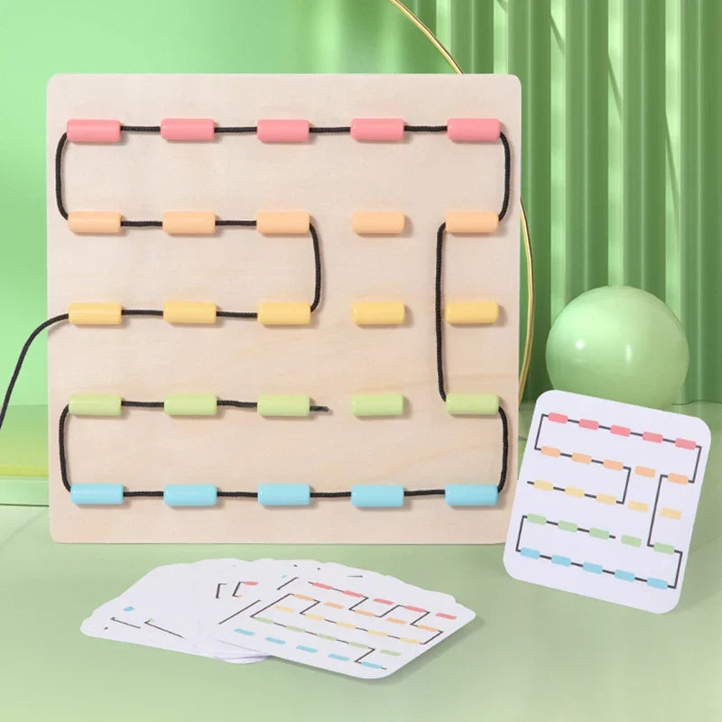 Tangle Toys™ - Snorelegetøj - Lav mønstre med snor