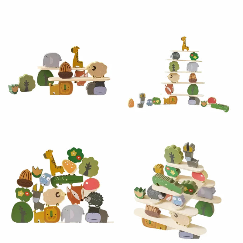 Animal Stackers™ - Intelligentes Stapeln - Holz Tiere Stapeln Spielzeug