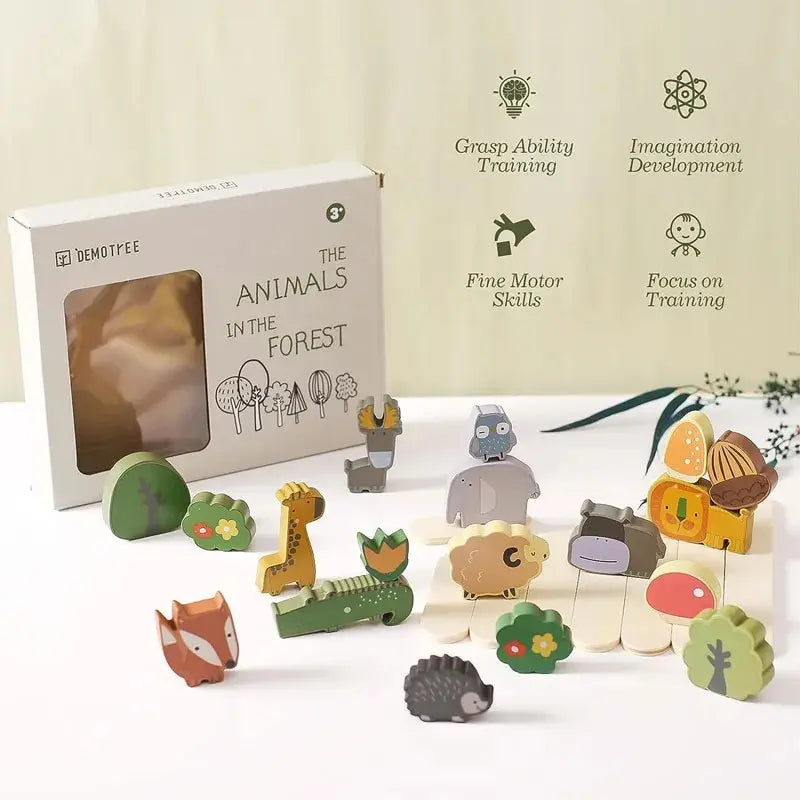 Animal Stackers™ - Intelligentes Stapeln - Holz Tiere Stapeln Spielzeug