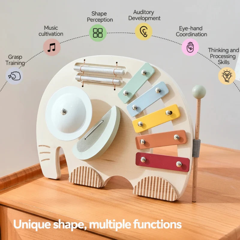 HarmonyWood – Montessori & Kreativ – Musikinstrument aus Holz: Xylophon