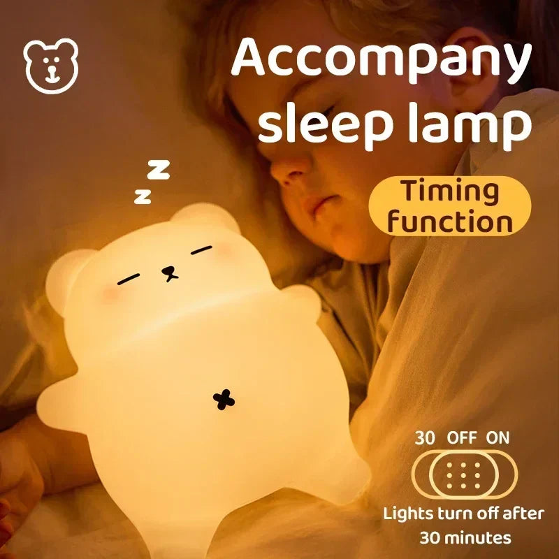 LumiBear – Sød og beroligende – Sove lampe med blødt lys