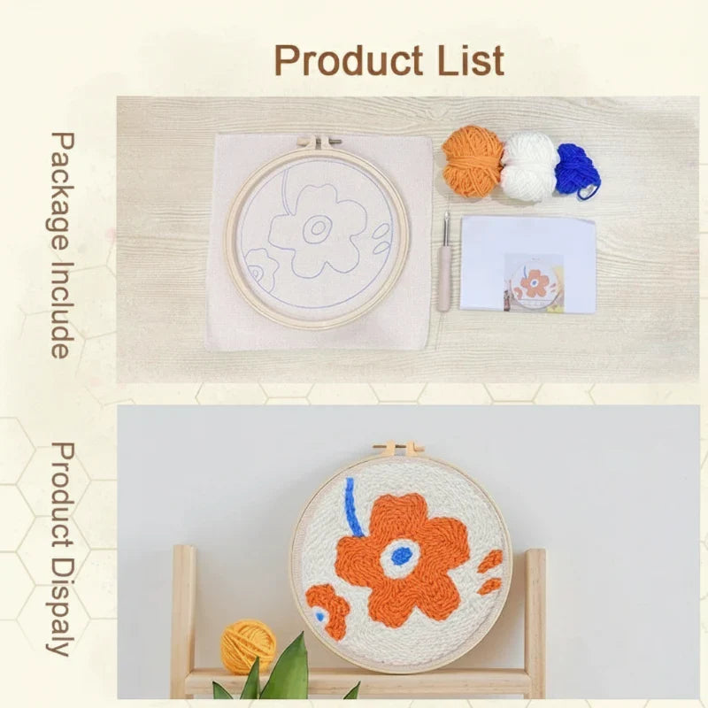 BloomCraft – Kreativt & håndlavet – Broderi Startkit