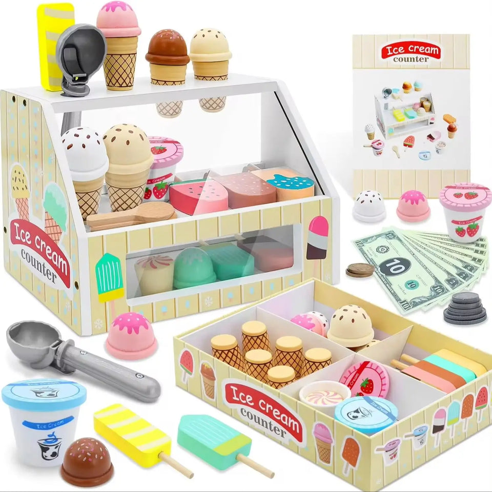 Ice Cream Playset™ - Kreativ og lærerig - legesæt med is