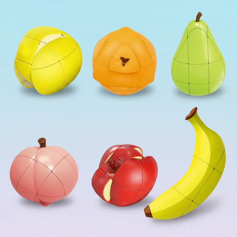 FruitCube – Farverigt og udfordrende – Montessori frugtpuslespil