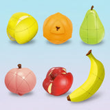 FruitCube – Farverigt og udfordrende – Montessori frugtpuslespil
