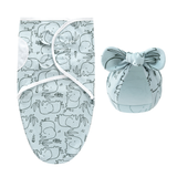 DreamNest – Rust & Comfort – Luksus indpakningsklud med hue